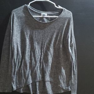 Grey long sleeve shirt